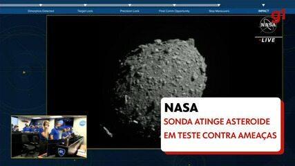 Missão da Nasa atinge asteroide em teste contra futuras ameaças espaciais