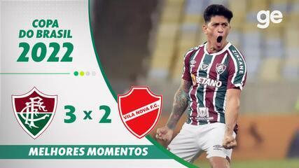 Melhores momentos: Fluminense 3 x 2 Vila Nova, pela 3ª fase da Copa do Brasil 2022