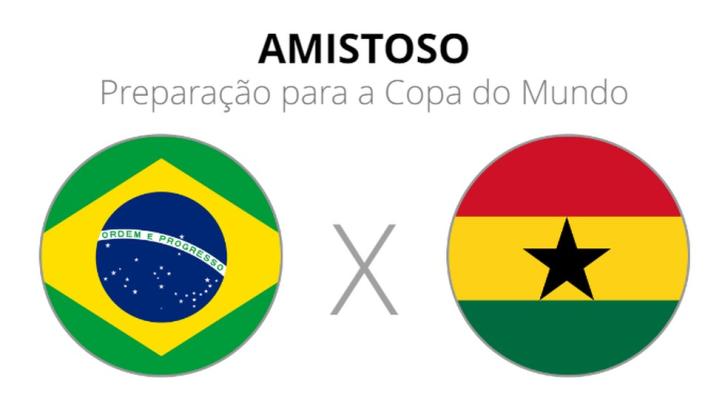 Brasil e Gana se enfrentam em amistoso na França, dois meses antes da Copa do Mundo  — Foto: Infoesporte