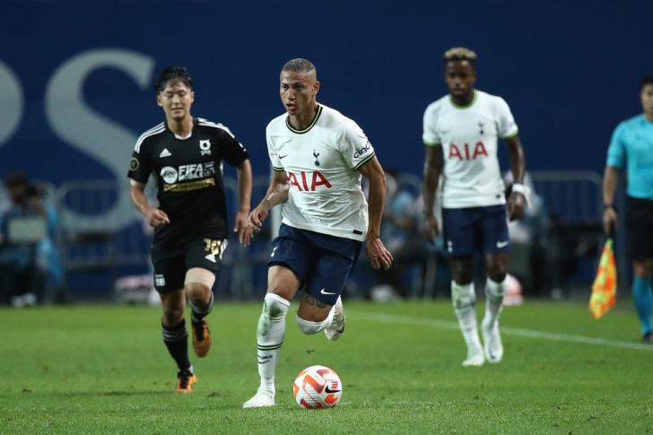 Richarlison Tottenham amistoso — Foto: Getty Images